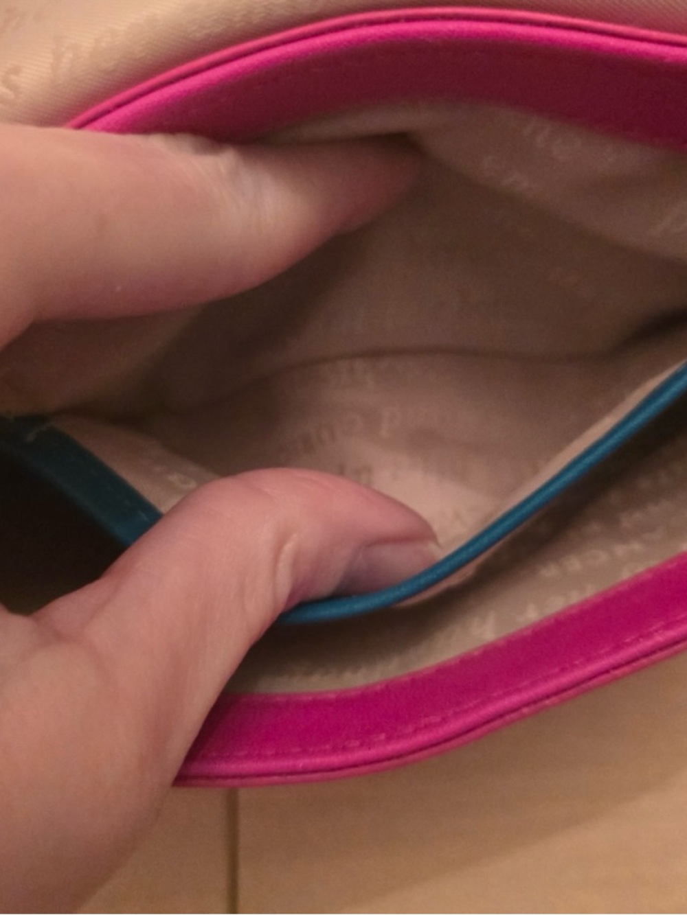 Kate Spade Newbury Lane Sally Twist Lock Stroybook Crossbody Pink Leather EUC - Picture 9 of 12